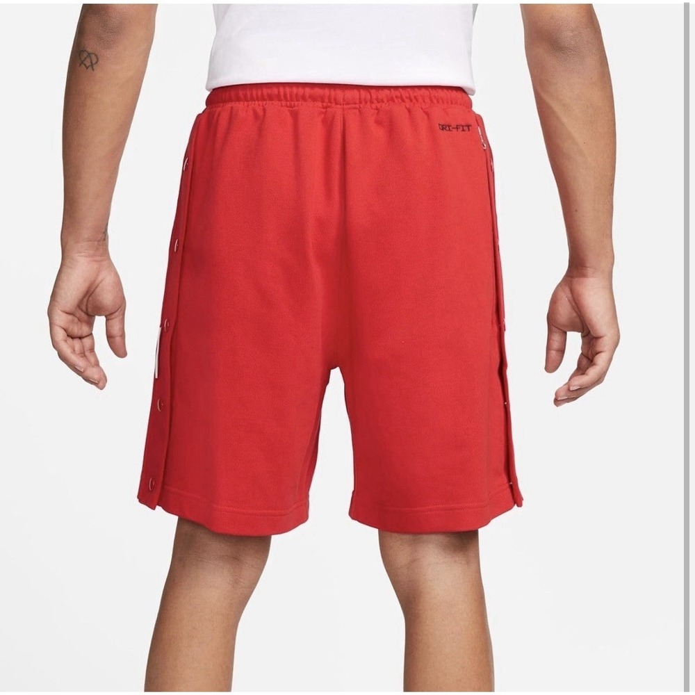 Nike Dri-FIT Standard Issue 8" French Terry Basketball Shorts Red Men`s Size XXL - Picture 13 of 14